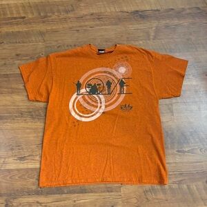 EDUN Orange Graphic Short Sleeve Tee
